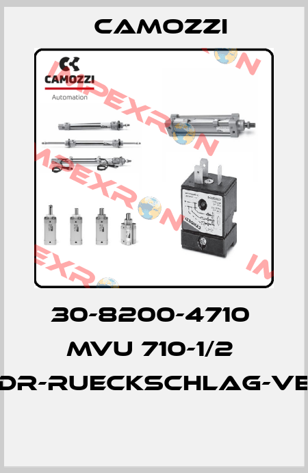 30-8200-4710  MVU 710-1/2  DR-RUECKSCHLAG-VE  Camozzi