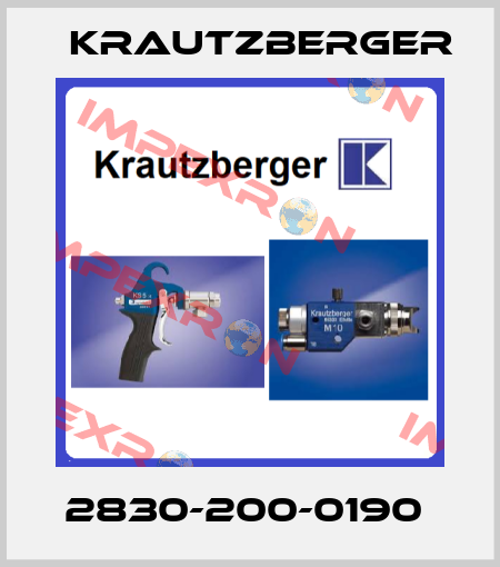2830-200-0190  Krautzberger