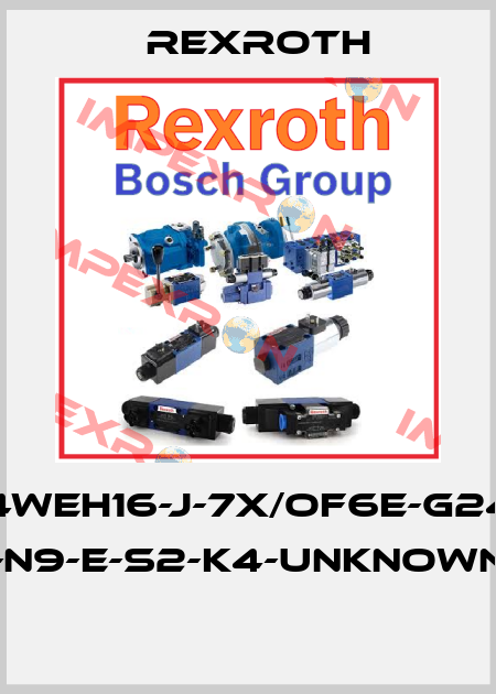 4WEH16-J-7X/OF6E-G24 -N9-E-S2-K4-unknown  Rexroth