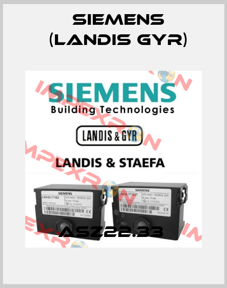 ASZ22.33  Siemens (Landis Gyr)