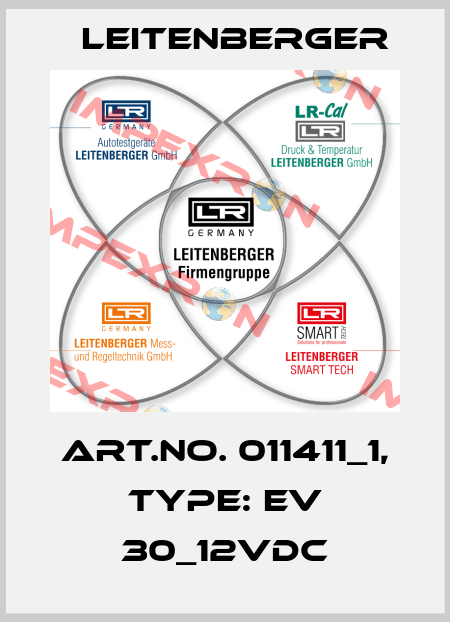 Art.No. 011411_1, Type: EV 30_12VDC Leitenberger