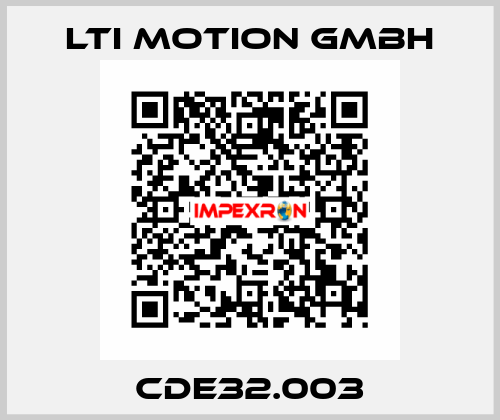 CDE32.003 LTI Motion GmbH