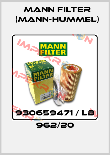 930659471 / LB 962/20 Mann Filter (Mann-Hummel)