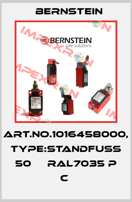 Art.No.1016458000, Type:STANDFUß 50     RAL7035 P    C  Bernstein