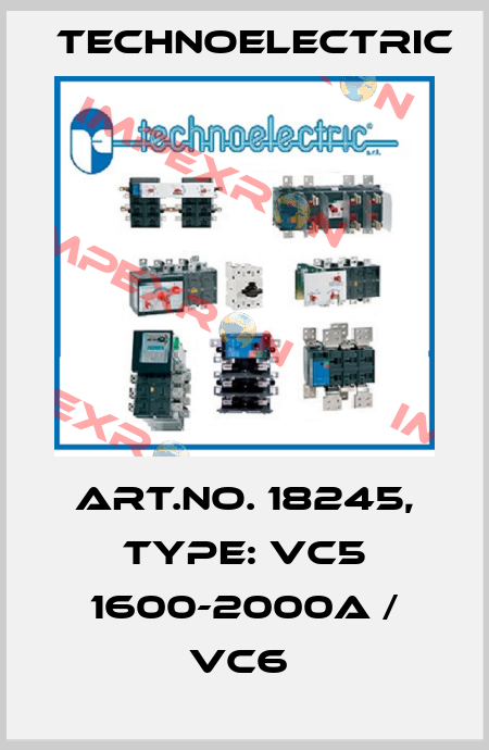 Art.No. 18245, Type: VC5 1600-2000A / VC6  Technoelectric