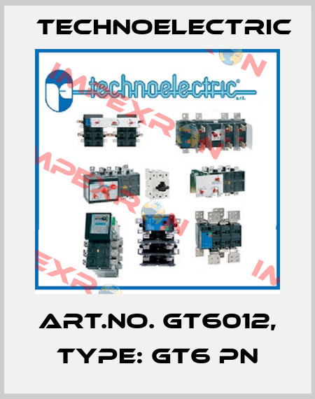 Art.No. GT6012, Type: GT6 PN Technoelectric