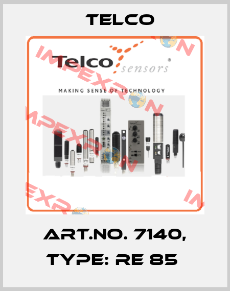 Art.No. 7140, Type: RE 85  Telco