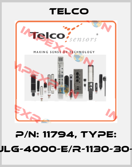 p/n: 11794, Type: SULG-4000-E/R-1130-30-01 Telco