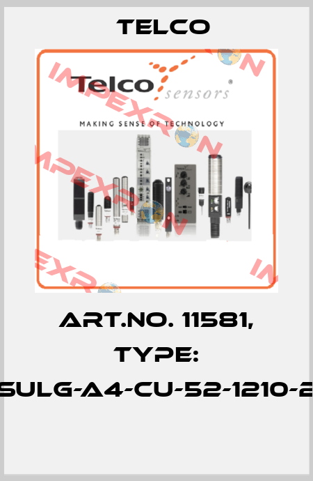 Art.No. 11581, Type: SULG-A4-CU-52-1210-2  Telco
