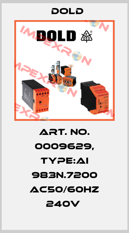 Art. No. 0009629, Type:AI 983N.7200 AC50/60HZ 240V  Dold