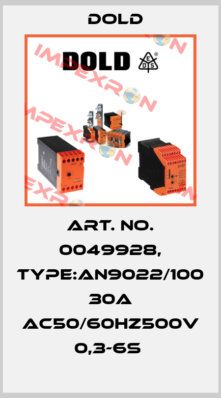 Art. No. 0049928, Type:AN9022/100 30A AC50/60HZ500V 0,3-6S  Dold