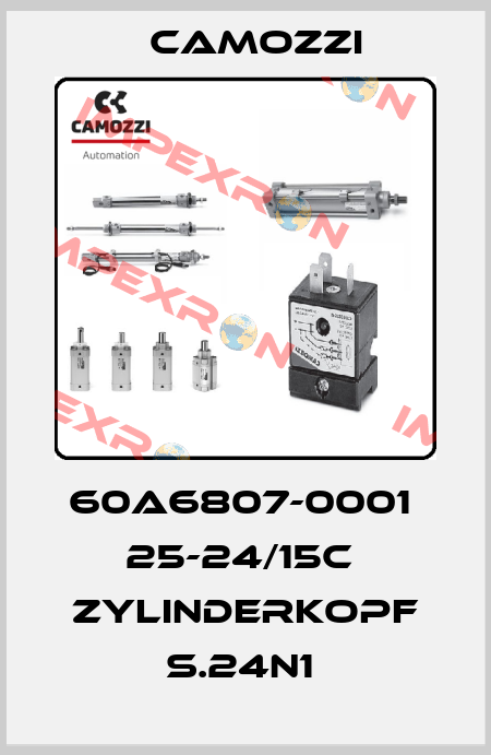 60A6807-0001  25-24/15C  ZYLINDERKOPF S.24N1  Camozzi