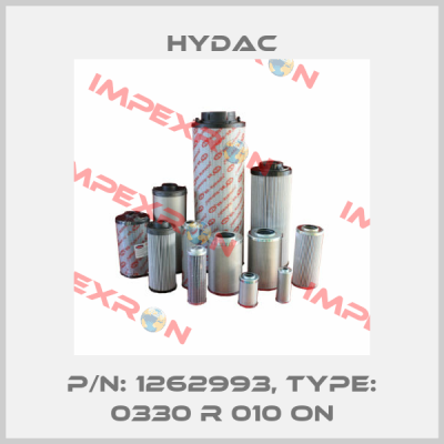 P/N: 1262993, Type: 0330 R 010 ON Hydac