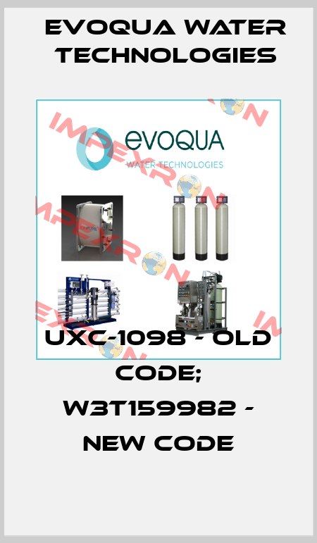 UXC-1098 - old code; W3T159982 - new code Evoqua Water Technologies