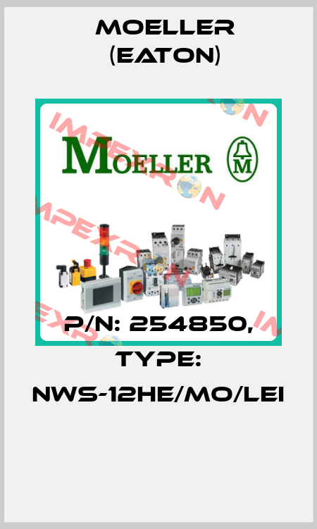 P/N: 254850, Type: NWS-12HE/MO/LEI  Moeller (Eaton)