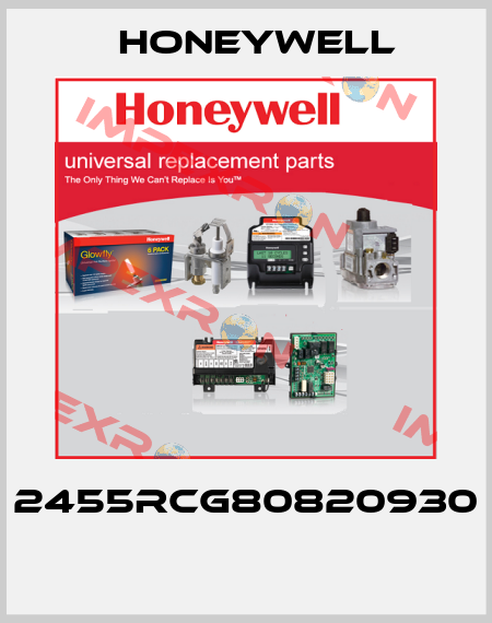 2455RCG80820930  Honeywell