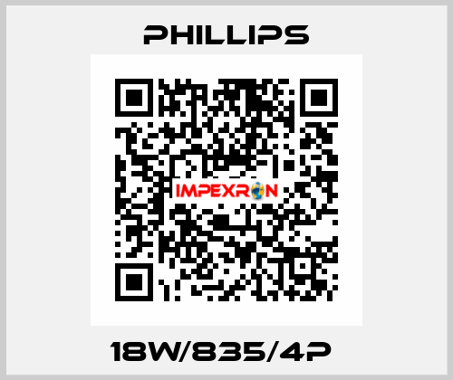 18W/835/4P  Phillips