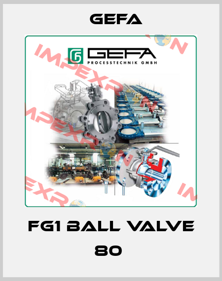 FG1 Ball Valve 80  Gefa