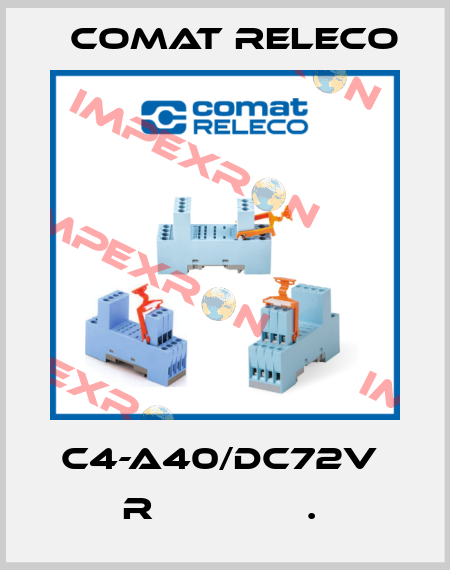 C4-A40/DC72V  R              .  Comat Releco