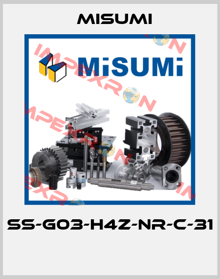 SS-G03-H4Z-NR-C-31  Misumi