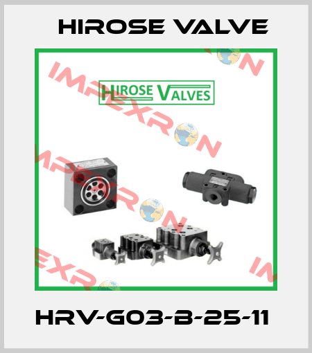 HRV-G03-B-25-11  Hirose Valve