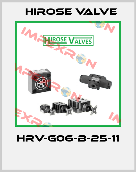 HRV-G06-B-25-11  Hirose Valve
