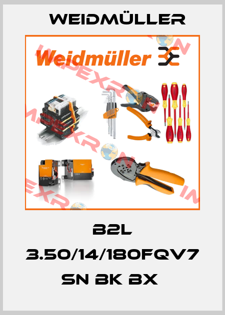 B2L 3.50/14/180FQV7 SN BK BX  Weidmüller
