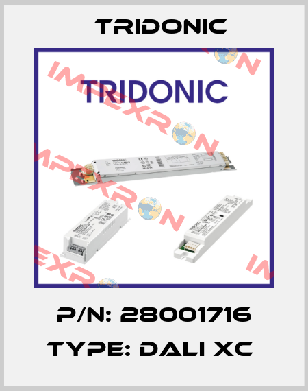 P/N: 28001716 Type: DALI XC  Tridonic