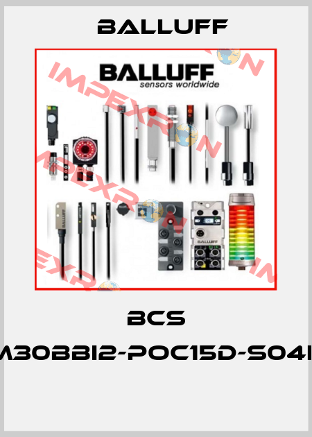 BCS M30BBI2-POC15D-S04K  Balluff
