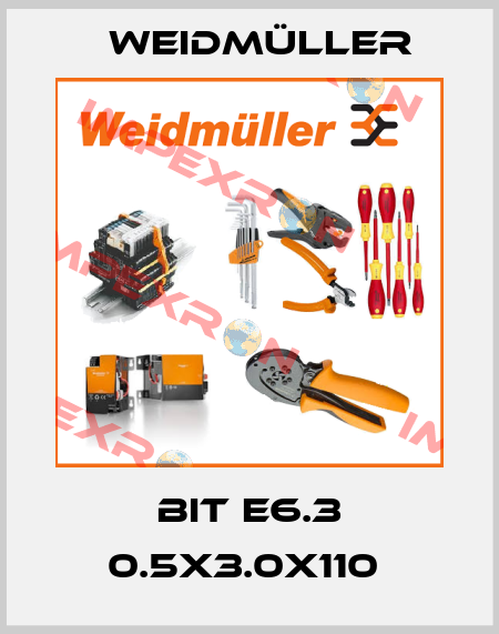 BIT E6.3 0.5X3.0X110  Weidmüller