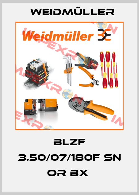 BLZF 3.50/07/180F SN OR BX  Weidmüller