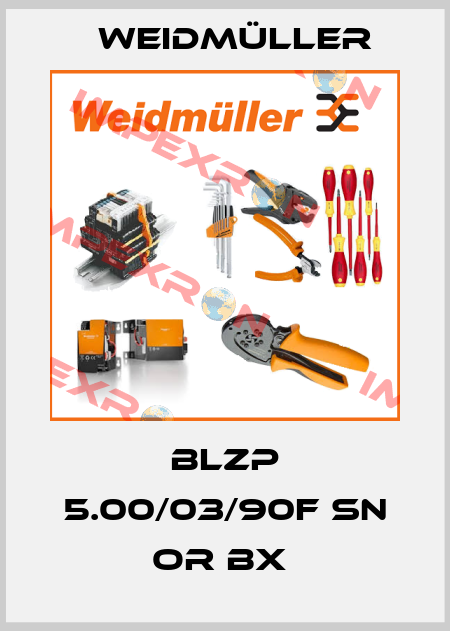 BLZP 5.00/03/90F SN OR BX  Weidmüller