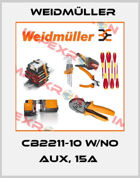 CB2211-10 W/NO AUX, 15A  Weidmüller