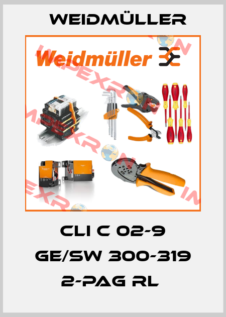 CLI C 02-9 GE/SW 300-319 2-PAG RL  Weidmüller