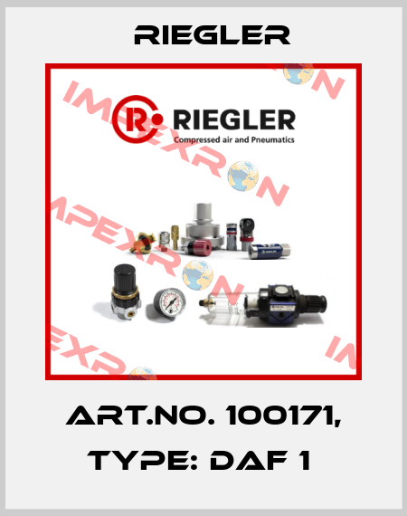 Art.No. 100171, Type: DAF 1  Riegler