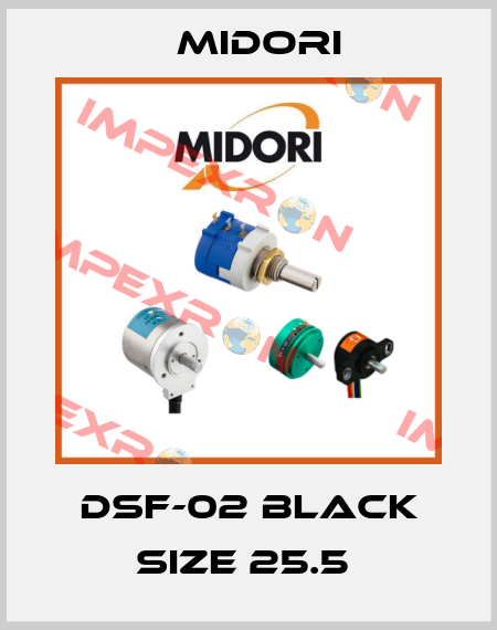 DSF-02 BLACK SIZE 25.5  Midori