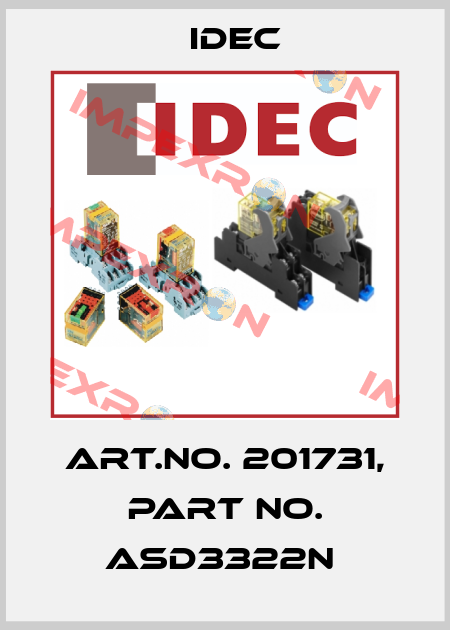Art.No. 201731, Part No. ASD3322N  Idec