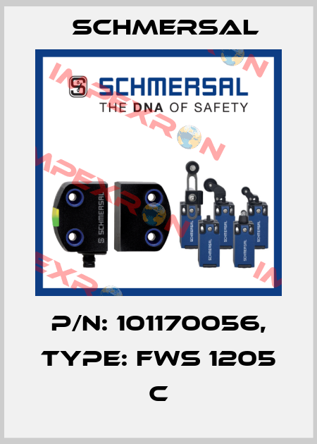 P/N: 101170056, Type: FWS 1205 C Schmersal