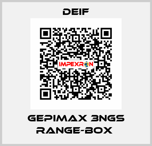 GEPIMAX 3NGS RANGE-BOX  Deif
