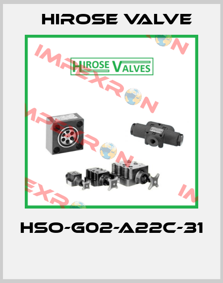 HSO-G02-A22C-31  Hirose Valve