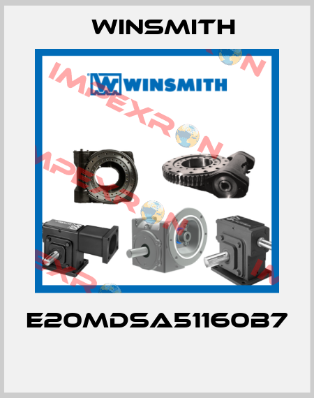 E20MDSA51160B7  Winsmith
