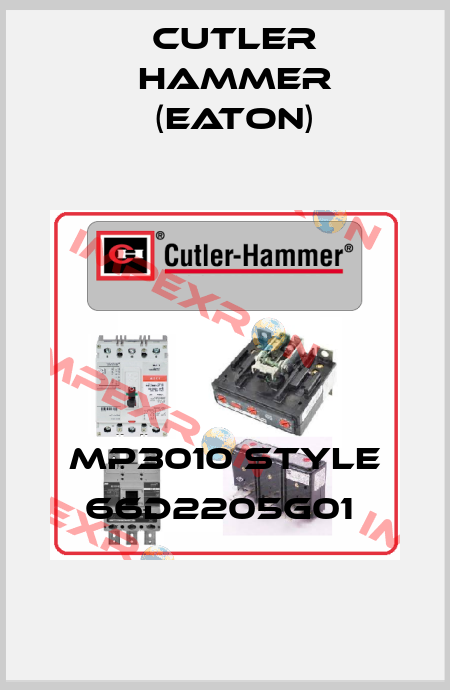 MP3010 Style 66D2205G01  Cutler Hammer (Eaton)