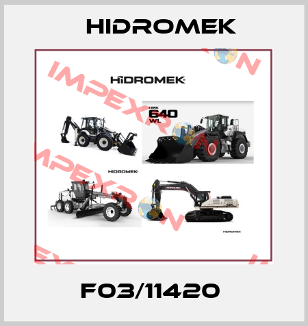F03/11420  Hidromek