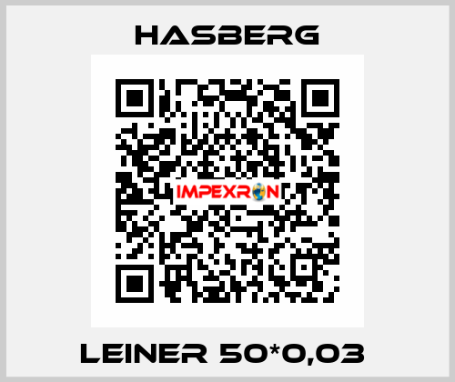 LEINER 50*0,03  Hasberg