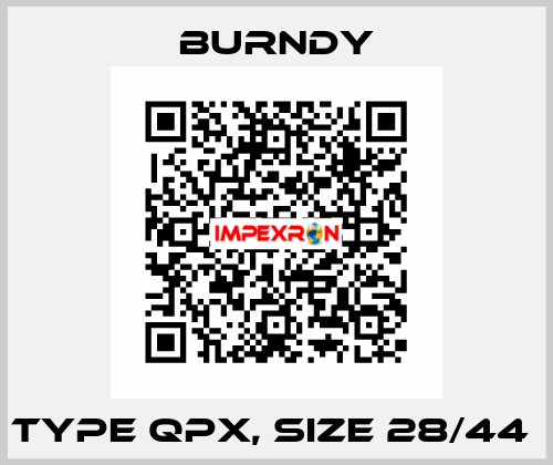 Type QPX, Size 28/44  Burndy