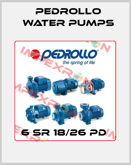 6 SR 18/26 PD  Pedrollo Water Pumps