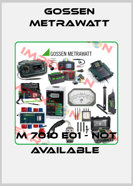 M 7010 E01 - not available  Gossen Metrawatt