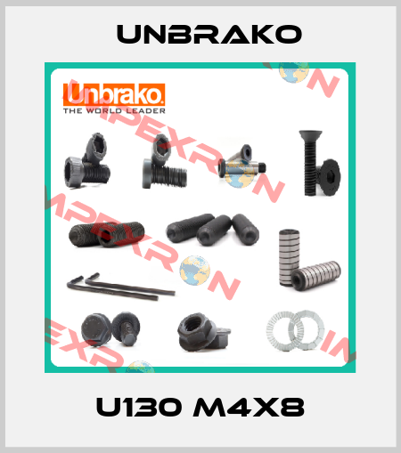 U130 M4X8 Unbrako