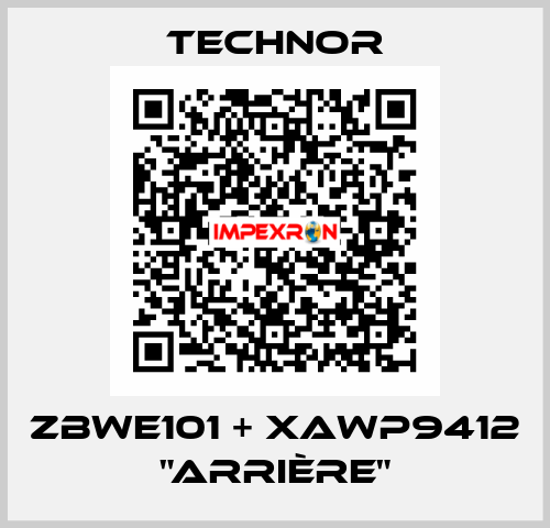 ZBWE101 + XAWP9412 "Arrière" TECHNOR