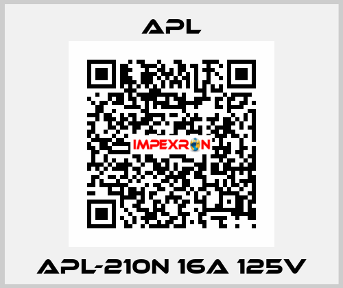 APL-210N 16A 125V Apl